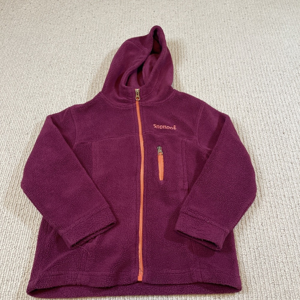 SNONOOK Girls XXS Fleece Full Zip Jacket Hood